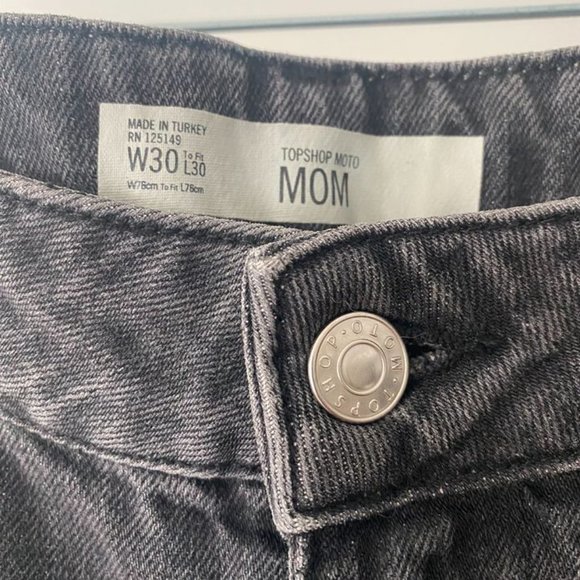 Top Shop Mom Jeans - Picture 3 of 3